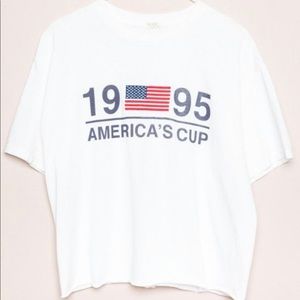 Brandy Melville 1995 America’s Cup embroidered tee